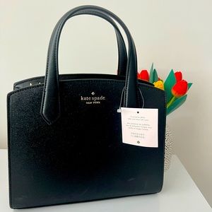 BNWT KATE SPADE GLITTER PURSE BLACK